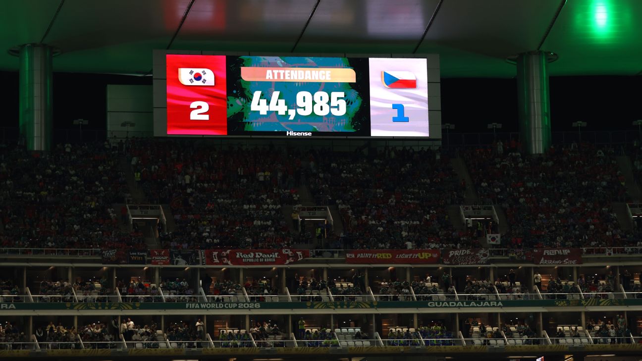 世界杯韩国vs捷克44985人满座？FIFA力辩数据真实，空座照片却戳穿真相